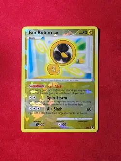 Pokemon - Fan Rotom RT1/111 - Rising Rivals - Reverse Cracked Ice Holo - LP - Image 1