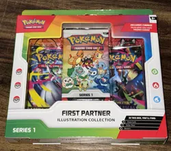 Pokemon TCG First Partner Illustration Collection Series 1 New Factory Sealed - Image 1