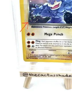 PSA 5 - Pokemon Team Rocket Dark Machamp 10/82 Holo - SWIRL - NEW CERT! - Image 2