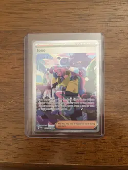 Pokemon TCG Iono 237/091 SV Paldean Fates Special Illustration Rare Holo - Image 3
