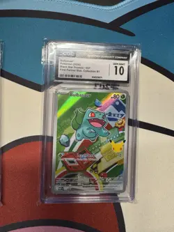 Pokemon TCG Bulbasaur 037 Promo - CGC Graded 10 First Partner Illustration 30th - Image 1