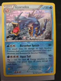 Pokemon TCG Gyarados Cosmos Holo Holo Rare Stage 1 20/98 XY English 2015 NM!!!!! - Image 1