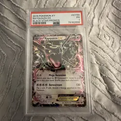 2015 POKEMON XY BLACK STAR PROMOS #XY69 RAYQUAZA EX PSA 1 - Image 4