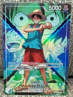 One Piece The Time of Battle Monkey.D.Luffy 022 Alternate Art OP16-022 Foil - Image 1