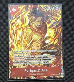 Portgas.D.Ace (Illustration Box Vol.5) ST15-005 SR Foil NM One Piece - Image 1