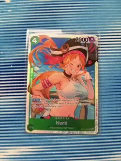Nami OP14-031 (SR) Azure Sea’s Seven One Piece NM - Image 1