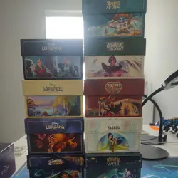 Disney Lorcana Lot Of Empty Trove Boxes Sets 2-12 & Gift Boxes - Image 1