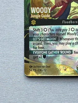 Woody - Jungle Guide - Foil Enchanted Promo - Set Champs - Disney Lorcana - Image 4