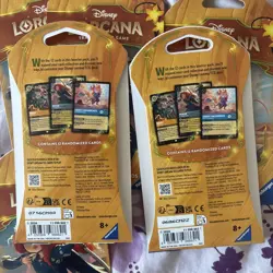 Lorcana Wilds Unknown Sleeved Booster Pack Lot of 6! - Image 2