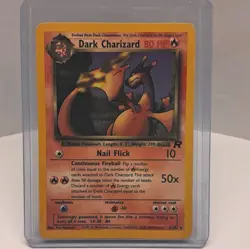 Dark Charizard 21/82 Team Rocket Set Non Holo Pokemon Card Rare TGC 🔥 - Image 1