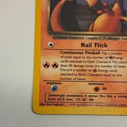 Dark Charizard 21/82 Team Rocket Set Non Holo Pokemon Card Rare TGC 🔥 - Image 4