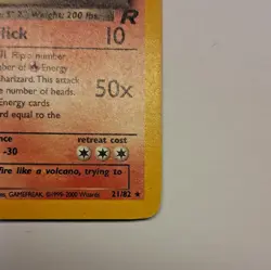 Dark Charizard 21/82 Team Rocket Set Non Holo Pokemon Card Rare TGC 🔥 - Image 5