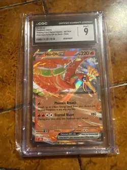 2023 Pokemon TCG Ho-Oh ex Classic 7/34 Charizard Deck Holo CGC 9 Trading Card - Image 1