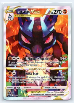Lucario VSTAR SWSH: Sword & Shield Promo Cards SWSD SWSH291 Holofoil NM - Image 1