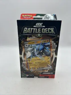 Pokemon Lucario ex Battle Deck Sealed 60 Card Deck Play Level 1 TCG 820650852282 - Image 1
