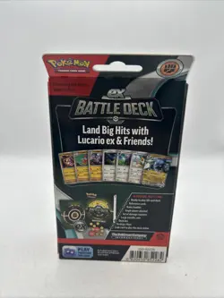 Pokemon Lucario ex Battle Deck Sealed 60 Card Deck Play Level 1 TCG 820650852282 - Image 2