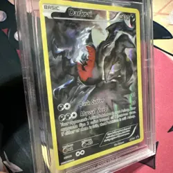 BECKETT 9 - 2016 Pokemon Card - Darkrai XY114 XY Black Star Promo - Image 1