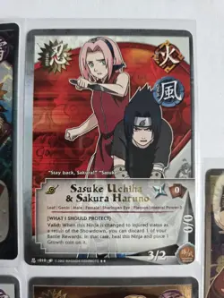 Bandai Naruto CCG 2002 Lot Ninja Cards Naruto Sasuke Jiraiya - Image 3