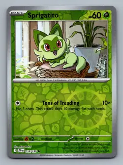 Sprigatito #016/159 Reverse Holo Journey Together Pokemon Card - NM - Image 2