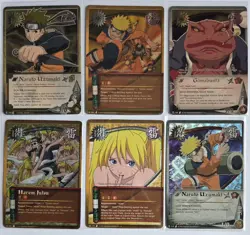 Bandai Naruto CCG 2002 1st Ed Card Lot Foil/Reg Ninja Jutsu Naruto Gamabunta - Image 1