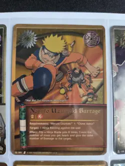 Bandai Naruto CCG 2002 1st Ed Card Lot Foil/Reg Ninja Jutsu Naruto Gamabunta - Image 3