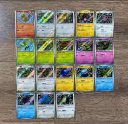 Pokemon TCG S-Chinese Set of 18 Card Charmander Vileplume Gloom 151 S Holo NM - Image 1