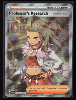 Professor's Research 240/198 Ultra Rare Scarlet & Violet Base Set Pokemon NM - Image 1