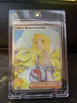 Lillie's Determination Pokemon Card SIR 184/132 Mega Evolutions ENGLISH - Image 1