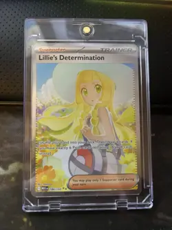 Lillie's Determination Pokemon Card SIR 184/132 Mega Evolutions ENGLISH - Image 2