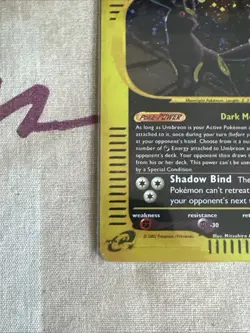 Umbreon H29/H32 Aquapolis Holo Rare Pokemon TCG Nintendo e-reader HP - Image 5