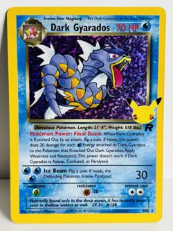 Dark Gyarados 8/82 Team Rocket Rare Holo Pokemon Celebrations - Image 1