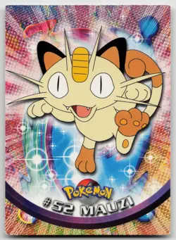 Mauzi 52 - Topps Series 1 Blaues Logo - DE - EXC - Pokemon - Image 1