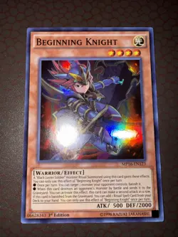 Yu-Gi-Oh! Beginning Knight -MP16-EN123 - Super Rare- 1st Edition NM! - Image 1