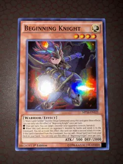 Yu-Gi-Oh! Beginning Knight -MP16-EN123 - Super Rare- 1st Edition NM! - Image 2