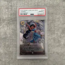 2025 DISNEY LORCANA EN 9-FABLED ENCHANTED JASMINE - FEARLESS PRINCESS PSA 10 - Image 1