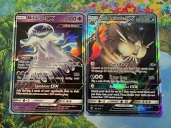 Nihilego GX & Alolan Raticate GX Pokemon Card Lot NM - Image 1
