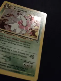 Meganium 10/111 Unlimited Pokemon Trading Card Game Neo Genesis Lightly Played - Image 3