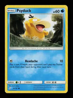 Psyduck 26/181 Common Team Up Pokemon Cards - Image 1