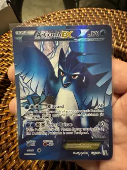 LP Articuno EX 132/135 Team Plasma Storm Holo Ultra Rare Full Art Pokemon Card - Image 1