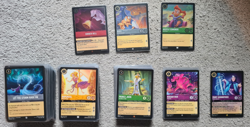 Lorcana 250 Cards Sleeved Job Lot Bundle Holo Foil Legendary Floodborn - Image 1