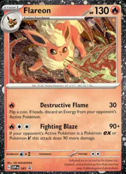 Flareon - (Cosmos Holo) Holo Promo SV: Scarlet & Violet Promo Cards 167 NM - Image 1