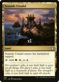 MTG Commander: Adventures in the Forgotten Realms AFC Seaside Citadel MINT - Image 1