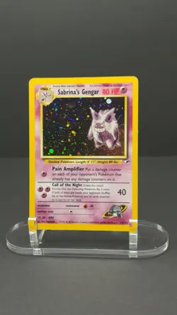 2000 Pokemon Gym Heroes Sabrina's Gengar Holo #14/132 - Image 1