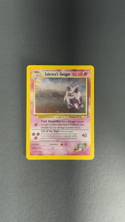 2000 Pokemon Gym Heroes Sabrina's Gengar Holo #14/132 - Image 3