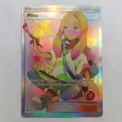 🔥 Minty 🔥 Mina Full Art Card 211/214 Lost Thunder Pokemon Card 🔥 - Image 1