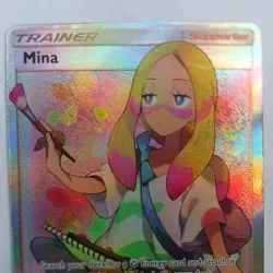 🔥 Minty 🔥 Mina Full Art Card 211/214 Lost Thunder Pokemon Card 🔥 - Image 3