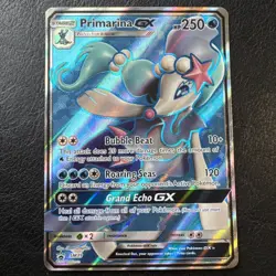 Pokemon Sun & Moon Full Art - Black Star Promo SM39 Primarina GX - Image 1