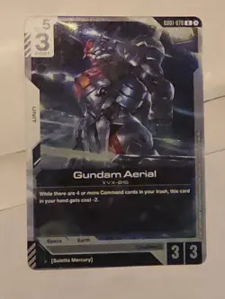 Gundam Aerial Foil - GD01-070 NM - Gundam TCG Card Game - Image 5
