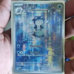 The Pokemon Company Poliwhirl 176/165 SV 151 Illustration Rare Holo EN HP 90 - Image 1