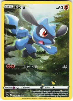Riolu GG26/GG70 Pokemon Crown Zenith: Galarian Gallery Holo Ultra Rare NM - Image 1